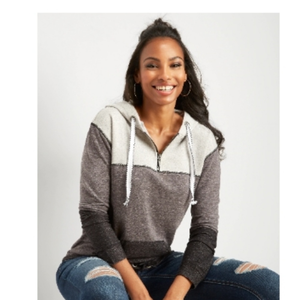 Cute Maurices striped sweatshirt